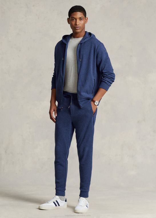 forårsflådelyng Mænd Ralph Lauren dobbeltstrikkede joggerbukser Z426B1233