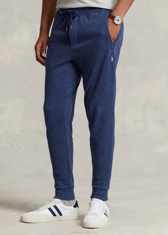 forårsflådelyng Mænd Ralph Lauren dobbeltstrikkede joggerbukser Z426B1233