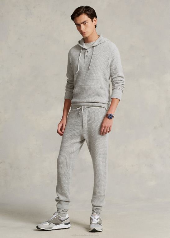 grå lyng Mænd Ralph Lauren vaskbare joggerbukser i kashmir Z426B8511