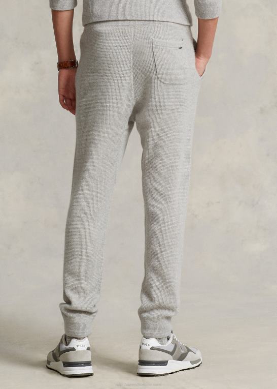 grå lyng Mænd Ralph Lauren vaskbare joggerbukser i kashmir Z426B8511