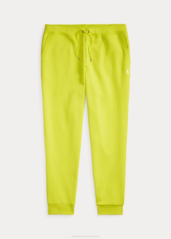 laser gul Mænd Ralph Lauren dobbeltstrikkede joggerbukser Z426B1528