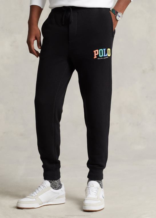 sort Mænd Ralph Lauren joggerbuksen med rl fleece logo Z426B688
