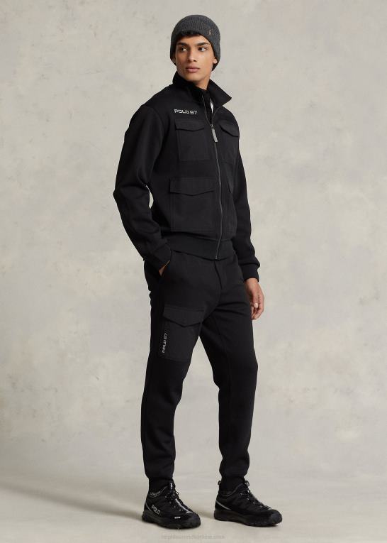 sort Mænd Ralph Lauren vandafvisende hybrid joggerbukser Z426B106