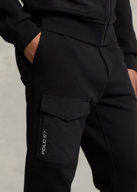 sort Mænd Ralph Lauren vandafvisende hybrid joggerbukser Z426B106