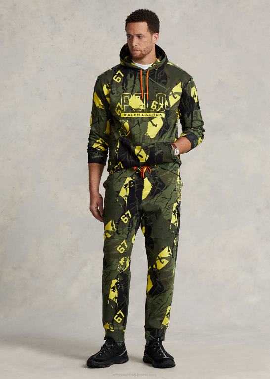 topmøde camo Mænd Ralph Lauren logo polo pony joggerbukser Z426B1404
