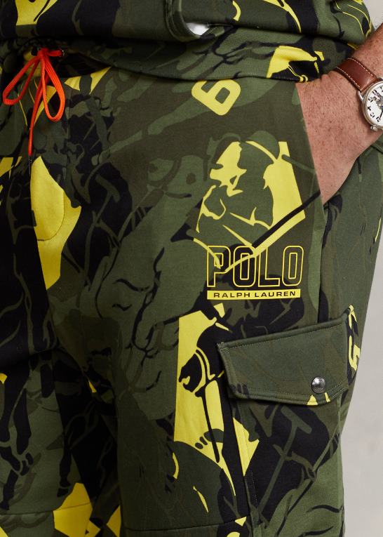 topmøde camo Mænd Ralph Lauren logo polo pony joggerbukser Z426B1404