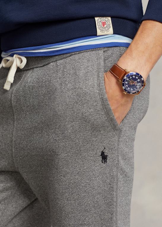 askegrå lyng Mænd Ralph Lauren fleece joggingbukser Z426B553