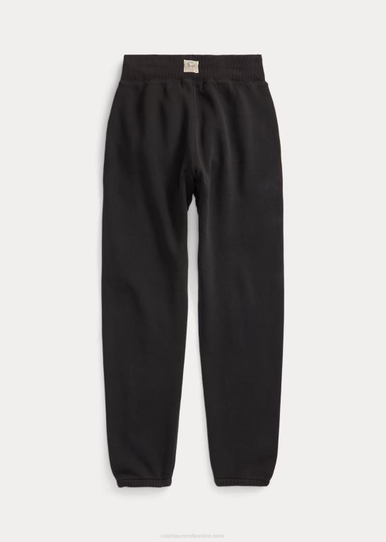 falmet sort Mænd Ralph Lauren fleece joggingbukser Z426B1713