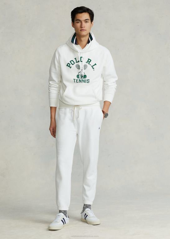hvid Mænd Ralph Lauren joggingbuksen i rl fleece Z426B428