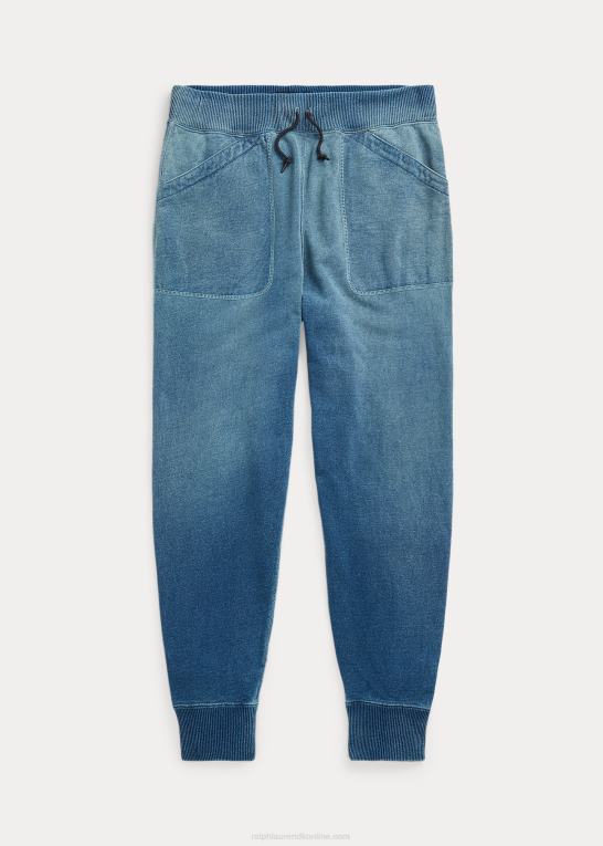 indigo Mænd Ralph Lauren joggingbukser i fransk frotté Z426B1730