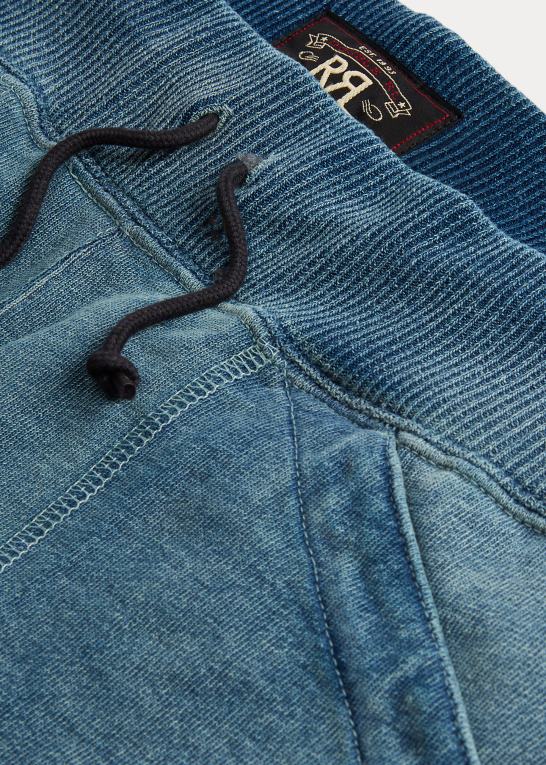 indigo Mænd Ralph Lauren joggingbukser i fransk frotté Z426B1730