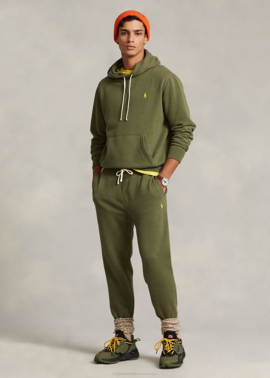 mørk salvie Mænd Ralph Lauren joggingbuksen i rl fleece Z426B434