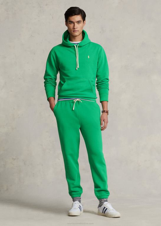 optisk grøn Mænd Ralph Lauren joggingbuksen i rl fleece Z426B435