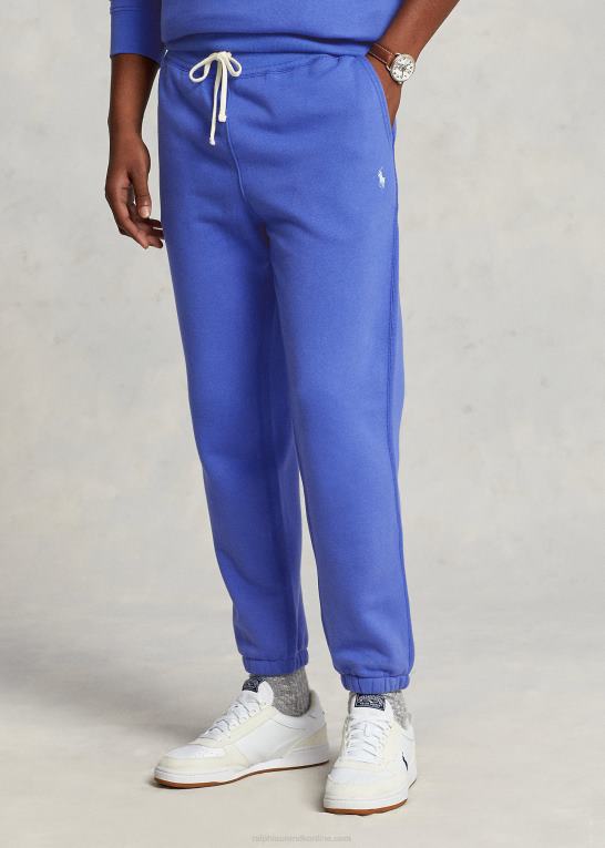 pigesten blå Mænd Ralph Lauren joggingbuksen i rl fleece Z426B433