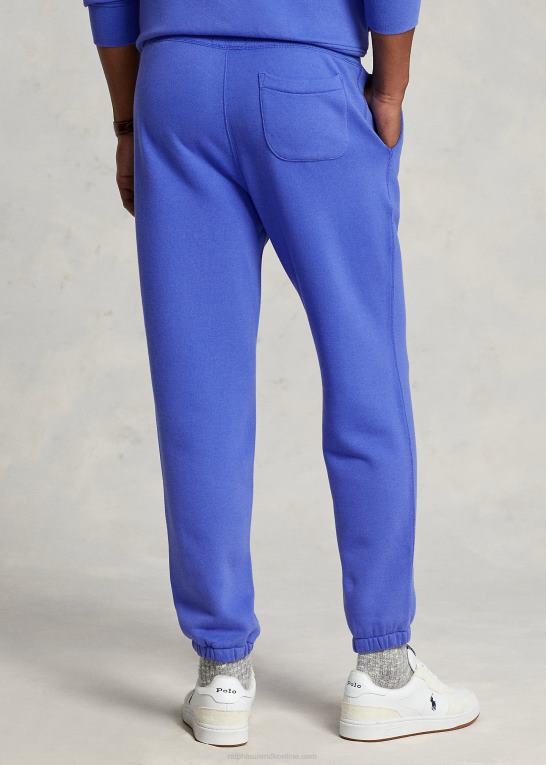 pigesten blå Mænd Ralph Lauren joggingbuksen i rl fleece Z426B433