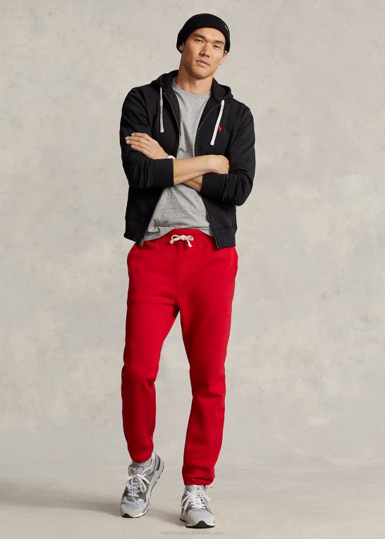 rl2000 rød Mænd Ralph Lauren fleece joggingbukser Z426B552