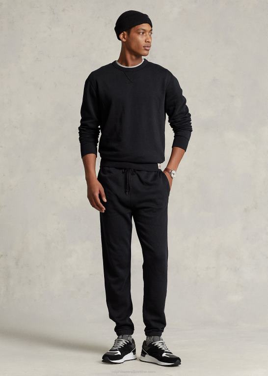 sort Mænd Ralph Lauren beklædningsfarvet fleece joggingbuks Z426B8633