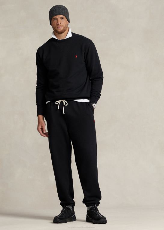 sort Mænd Ralph Lauren joggingbuksen i rl fleece Z426B1338