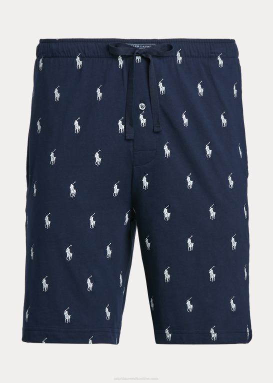 Mænd Ralph Lauren allover pony pyjamas kort Z426B8657