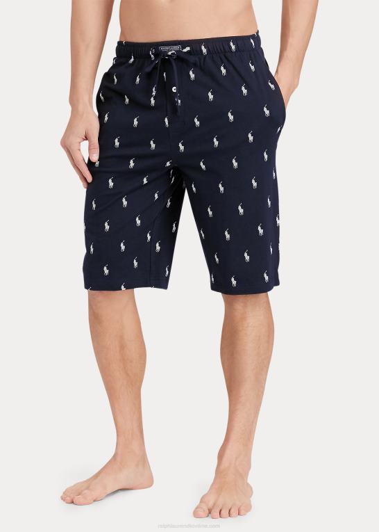 Mænd Ralph Lauren allover pony pyjamas kort Z426B8657