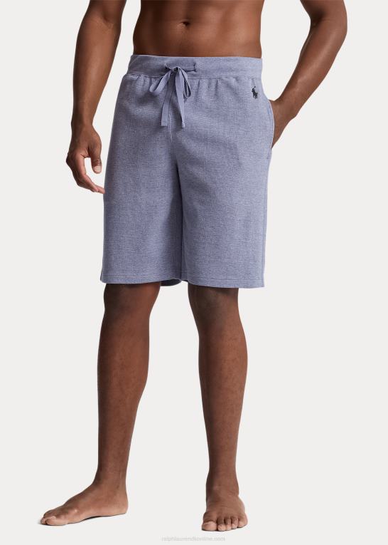 gammel royal/sort Mænd Ralph Lauren vaffelstrik sove kort Z426B310