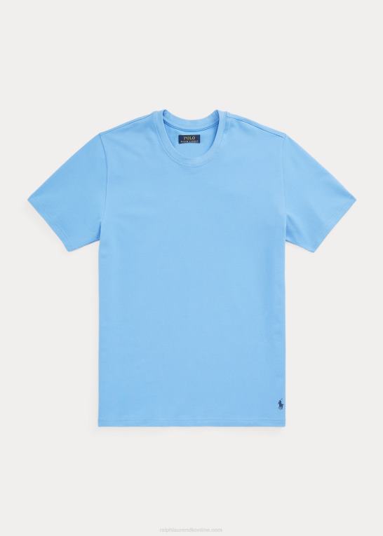 havneø blå/marine Mænd Ralph Lauren strik pique soveskjorte Z426B8549
