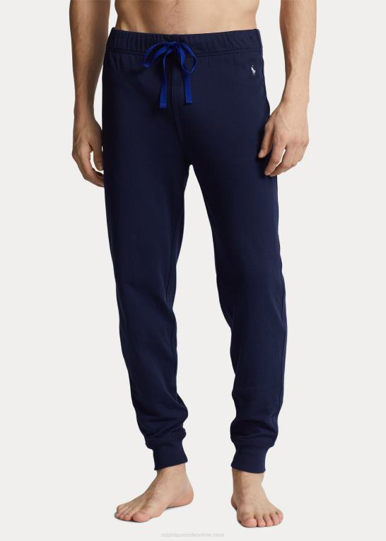 krydstogt flåde/sølv Mænd Ralph Lauren sovejogger med kontrasttrim Z426B697