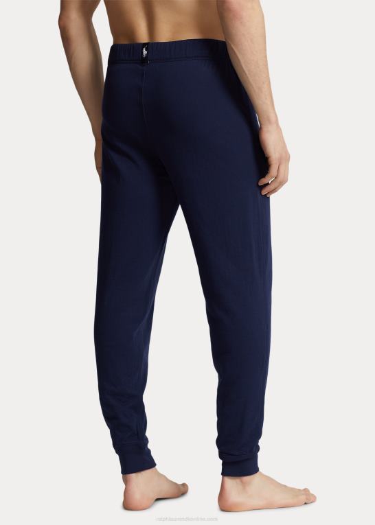 krydstogt flåde/sølv Mænd Ralph Lauren sovejogger med kontrasttrim Z426B697