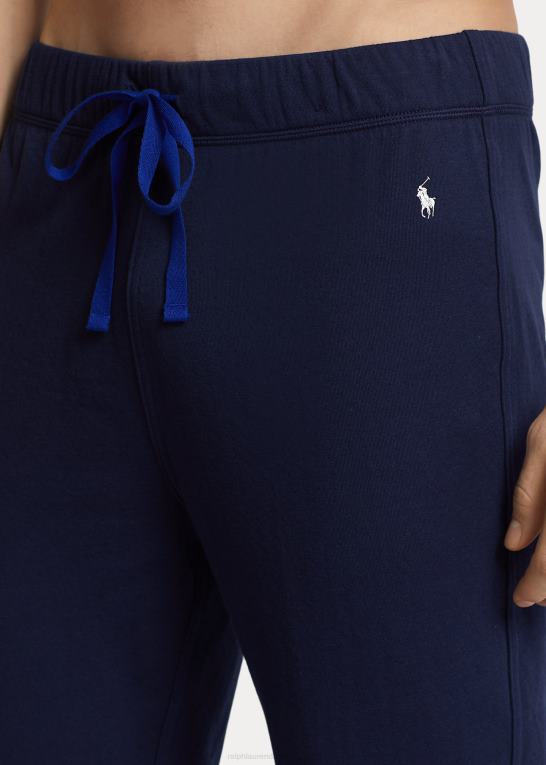 krydstogt flåde/sølv Mænd Ralph Lauren sovejogger med kontrasttrim Z426B697