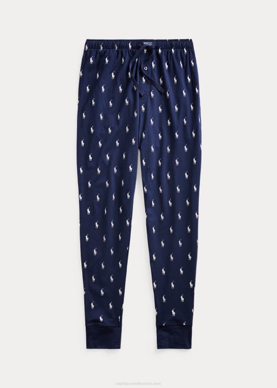 krydstogtflåde Mænd Ralph Lauren sovejogger i bomuldsjersey Z426B1633