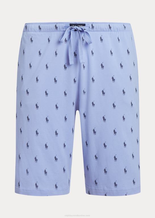 lafayette plaid/marine Mænd Ralph Lauren signatur pony sover kort Z426B8678