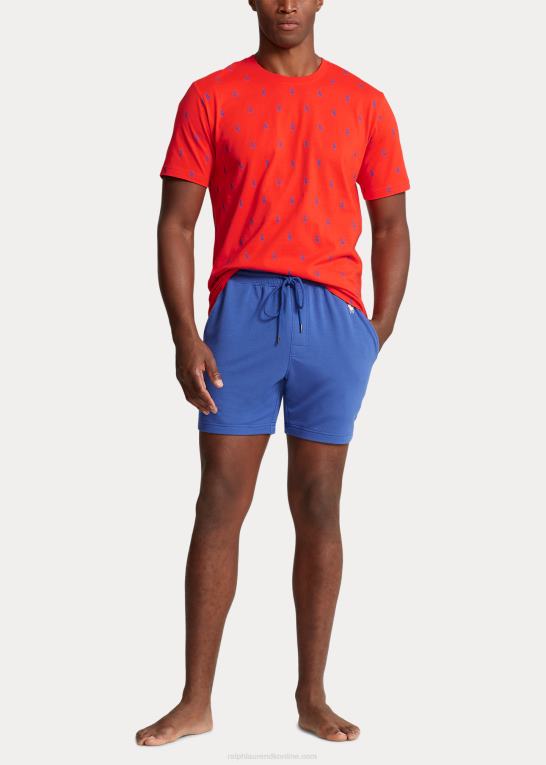 lys valmue/rugby royal Mænd Ralph Lauren signatur pony sove skjorte Z426B534