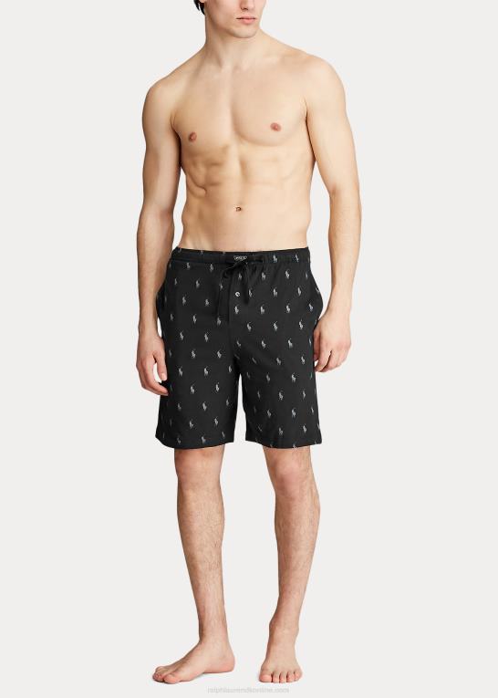 sort/aktiv grå Mænd Ralph Lauren signatur pony sover kort Z426B1499