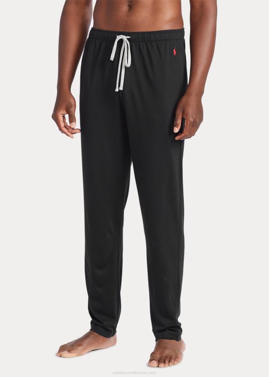 sort/andover lyng/rød Mænd Ralph Lauren pyjamasbukser i bomuldsblanding-jersey Z426B229
