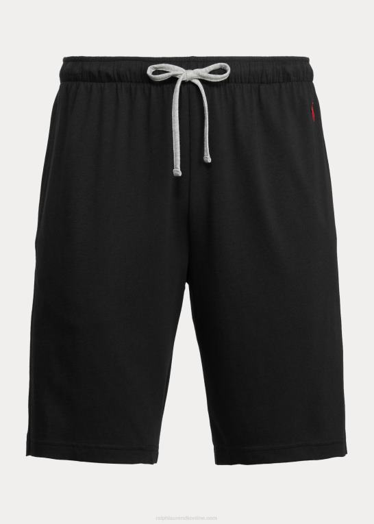 sort/andover lyng/rød Mænd Ralph Lauren pyjamasshorts i bomuldsblanding-jersey Z426B217