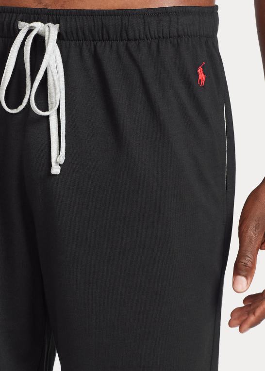 sort/andover lyng/rød Mænd Ralph Lauren pyjamasshorts i bomuldsblanding-jersey Z426B217
