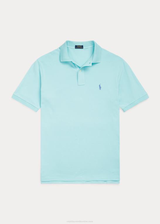 ø aqua Mænd Ralph Lauren den ikoniske mesh poloshirt Z426B1820