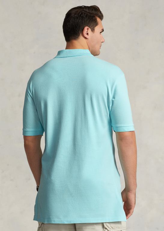 ø aqua Mænd Ralph Lauren den ikoniske mesh poloshirt Z426B1820