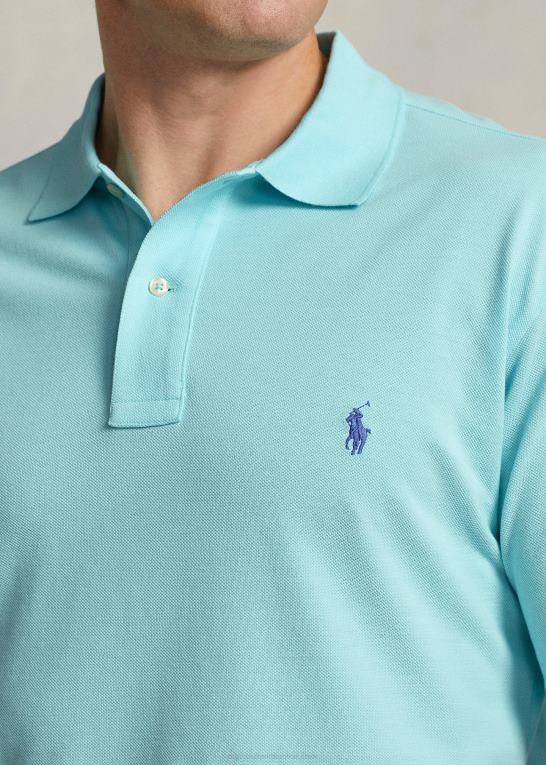 ø aqua Mænd Ralph Lauren den ikoniske mesh poloshirt Z426B1820