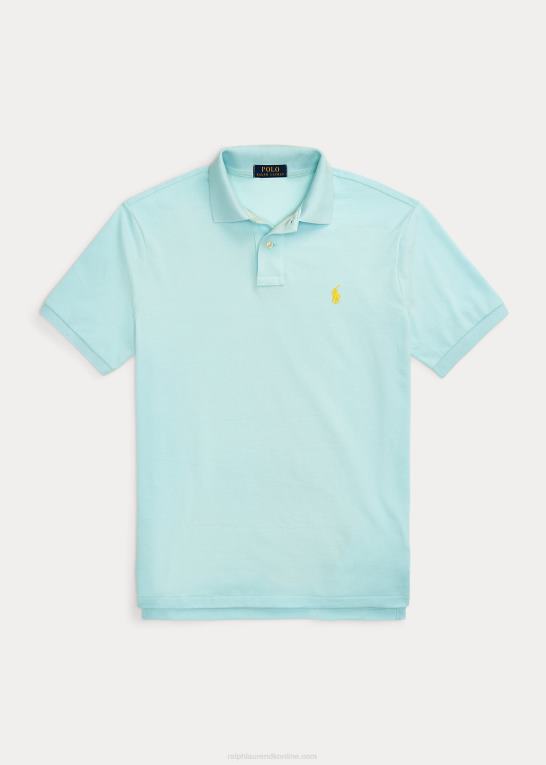 ø aqua Mænd Ralph Lauren slim fit mesh mode poloshirt Z426B18
