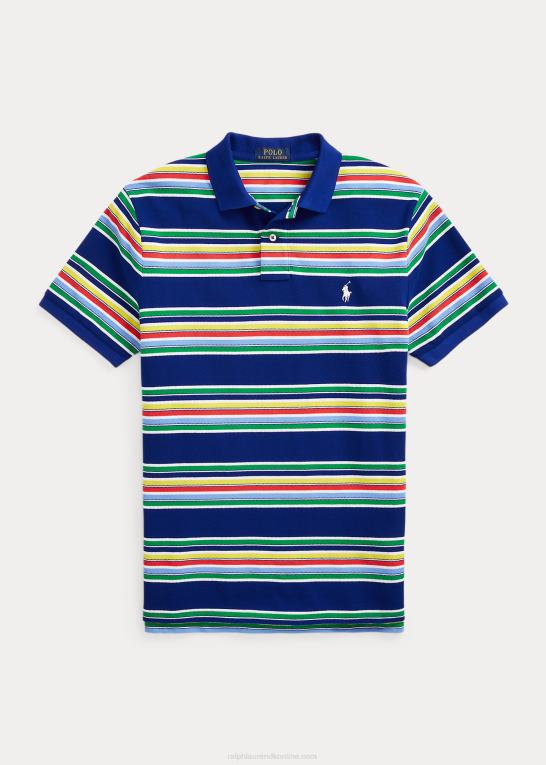 arv kongelig multi Mænd Ralph Lauren klassisk pasform stribet mesh poloshirt Z426B722