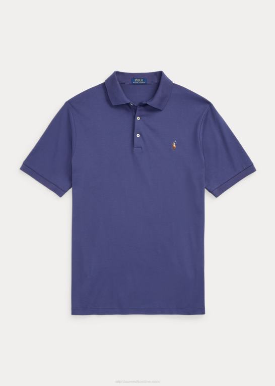 bådehus flåde Mænd Ralph Lauren blød poloshirt i bomuld Z426B1537
