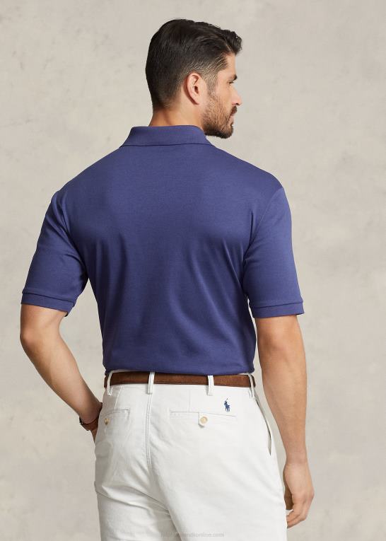 bådehus flåde Mænd Ralph Lauren blød poloshirt i bomuld Z426B1537