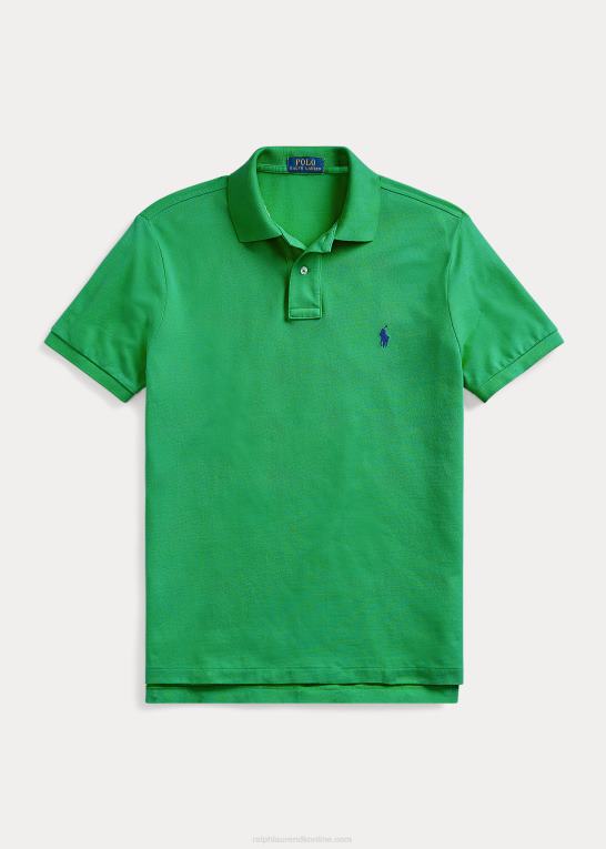 billard/kongeblå Mænd Ralph Lauren slim fit mesh behagelig poloshirt Z426B23