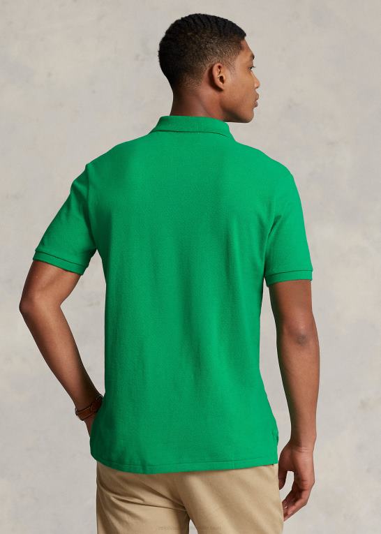 billard/kongeblå Mænd Ralph Lauren slim fit mesh behagelig poloshirt Z426B23
