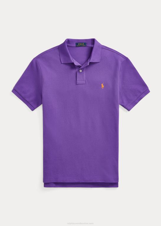 binde lilla Mænd Ralph Lauren slim fit mesh ny poloshirt Z426B36