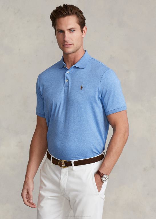blød kongelyng Mænd Ralph Lauren blød bomulds poloshirt - alle passer Z426B186