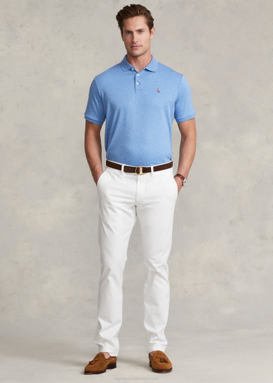 blød kongelyng Mænd Ralph Lauren blød bomulds poloshirt - alle passer Z426B186