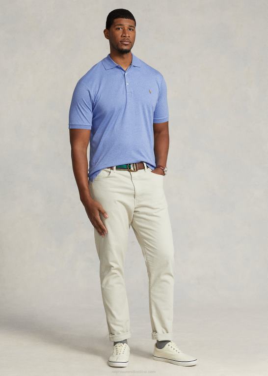 blød kongelyng Mænd Ralph Lauren blød poloshirt i bomuld Z426B1535