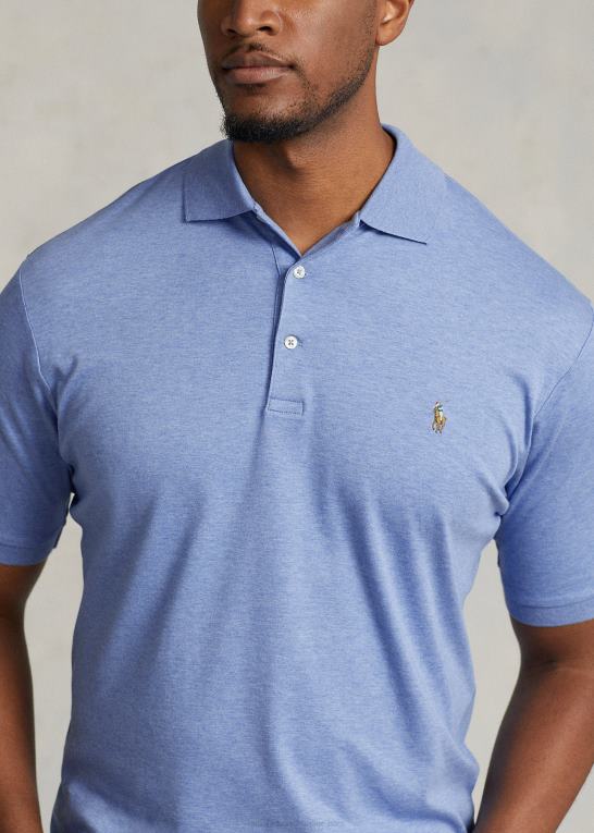 blød kongelyng Mænd Ralph Lauren blød poloshirt i bomuld Z426B1535